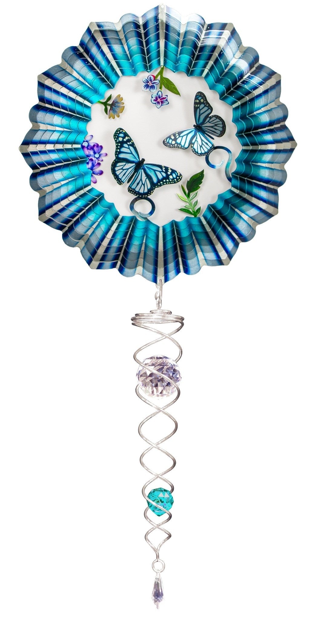 Spinfinity Wind Spinner-Vivid Blue Butterfly
