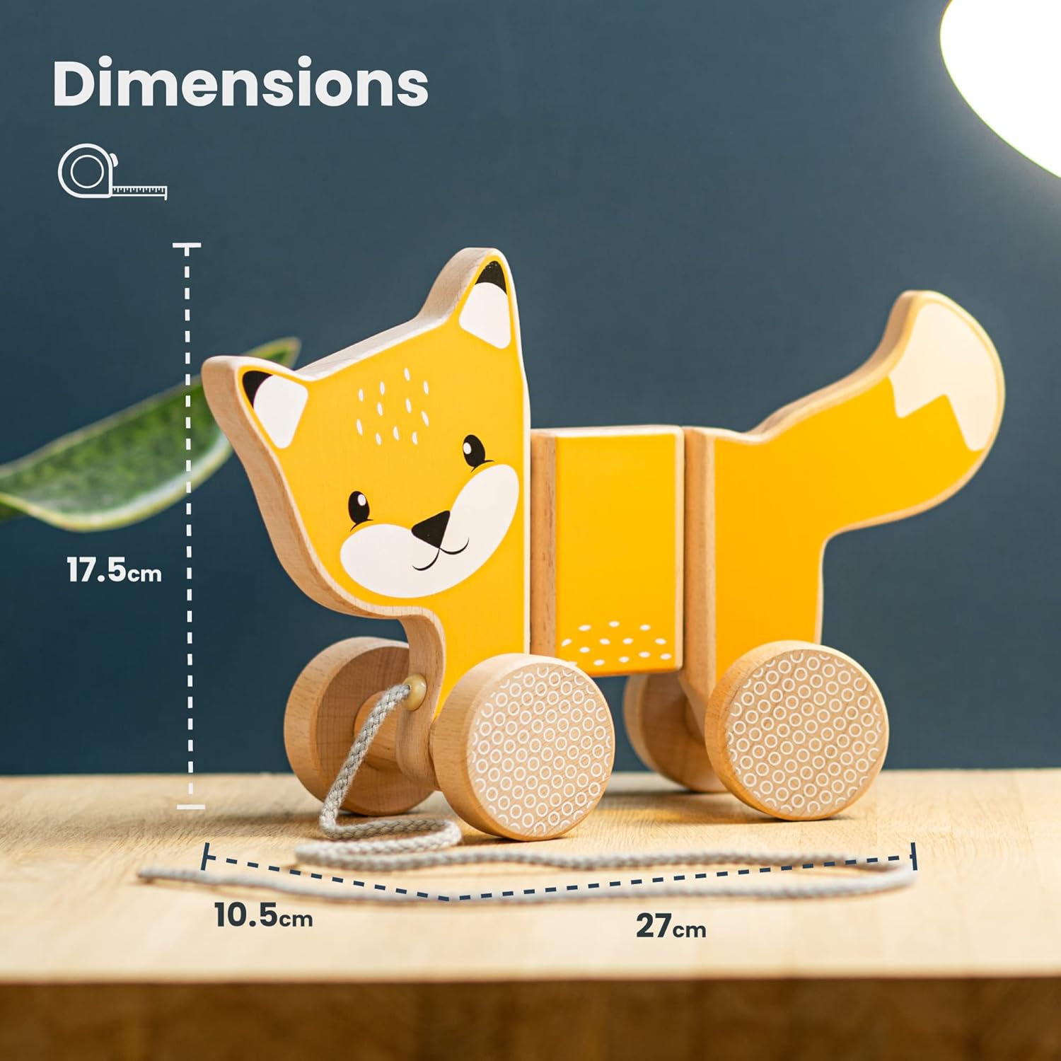 Pull Along Fox by Big Jigs Toys
