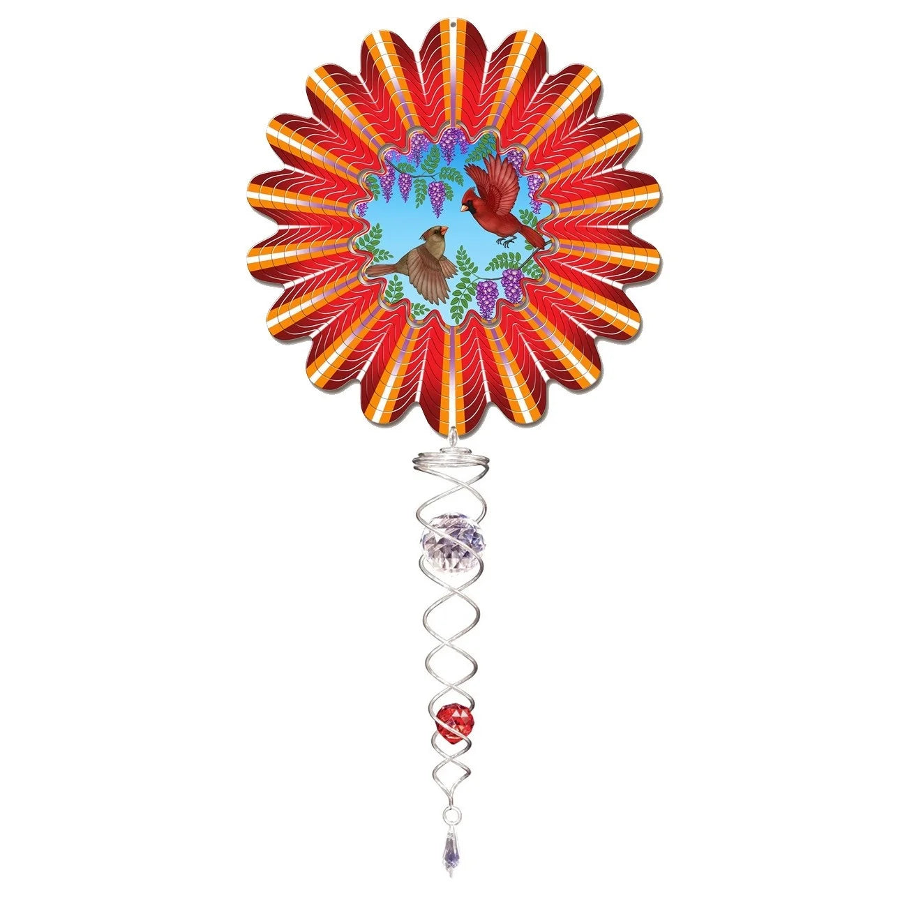 Spinfinity Wind Spinner-Animated Cardinals