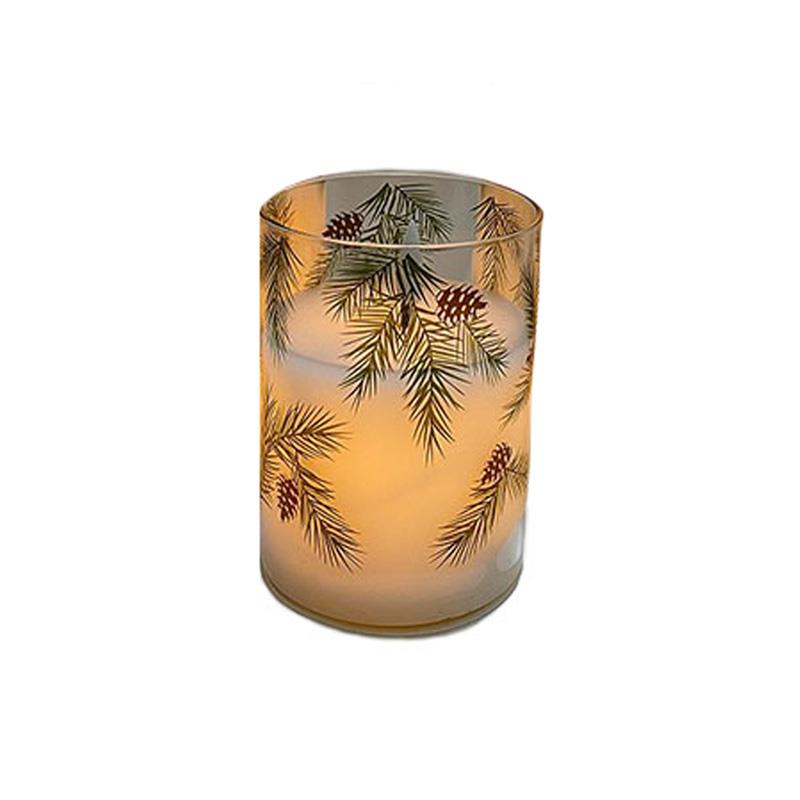 Decorative Candle in Glass Jar