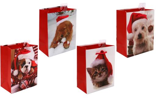 Pet Theme Christmas Gift Bags