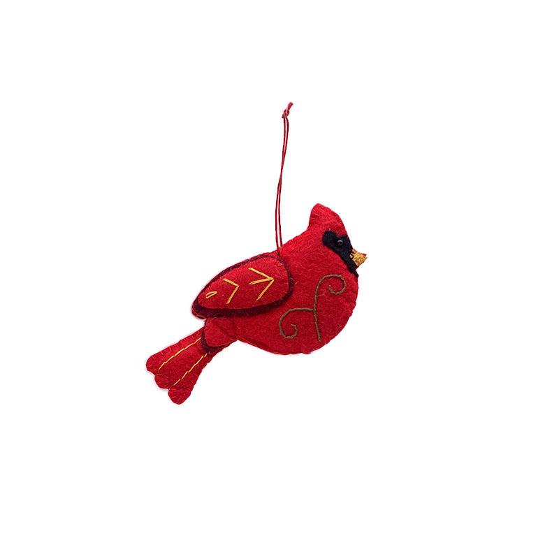 Felt Cardinal Ornament