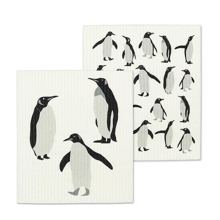 Penguin Dishcloths - Set of 2