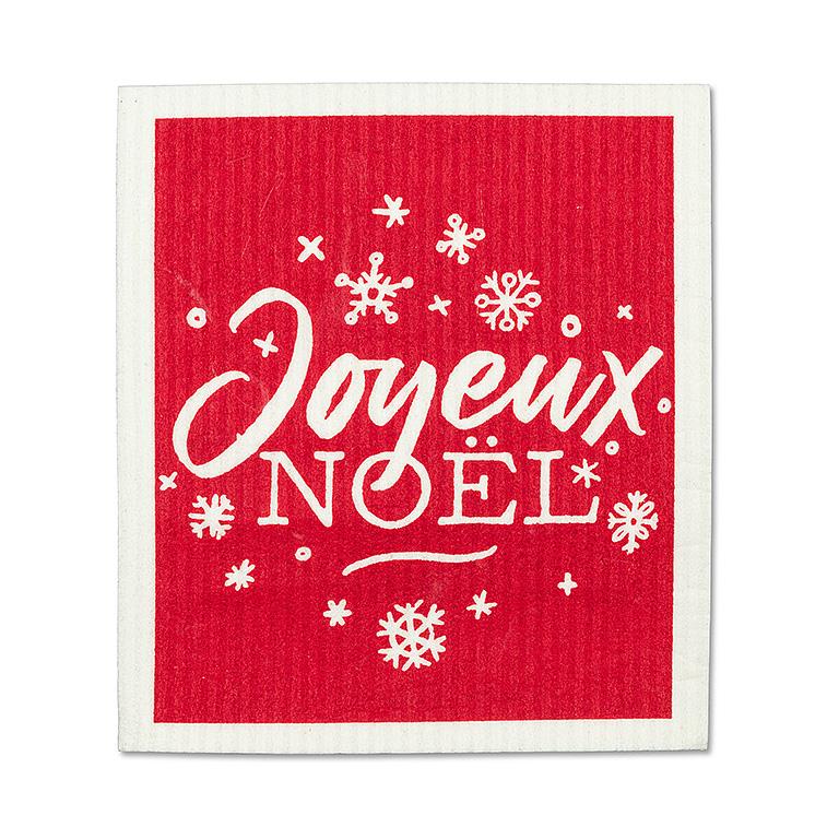 Joyeux Noel Dishcloths - Set of Two