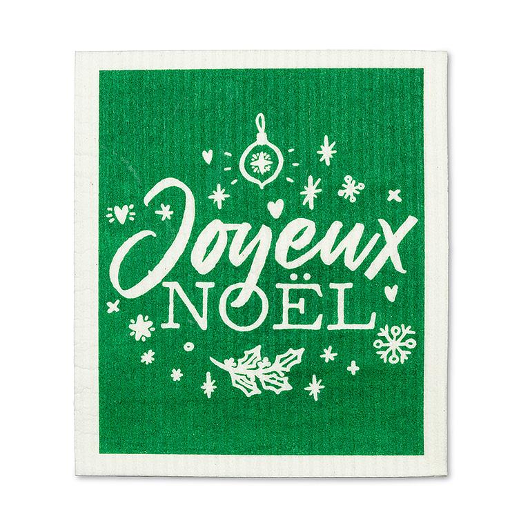 Joyeux Noel Dishcloths - Set of Two