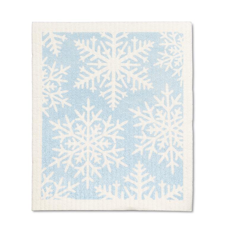 Glitter Snowflake Swedish Dish Cloth