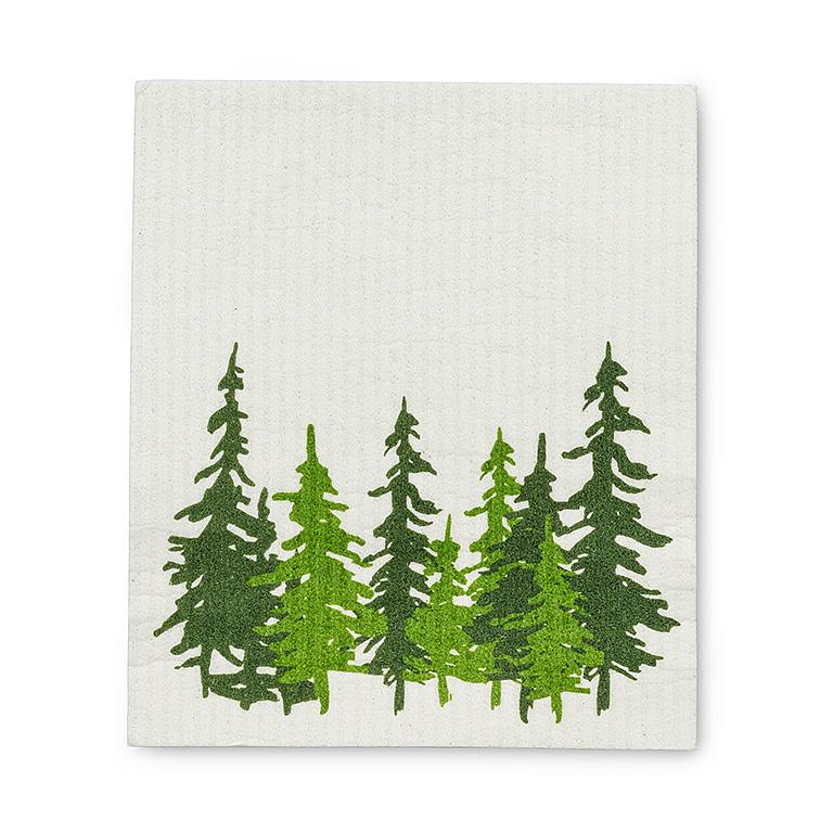 Evergreen Forest Swedish Dish Cloths