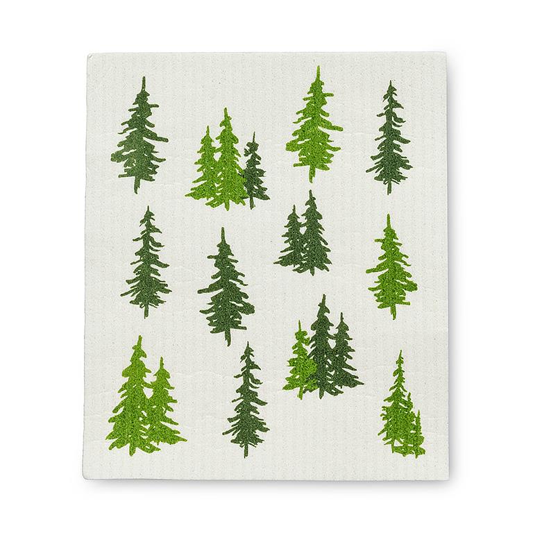 Evergreen Forest Swedish Dish Cloths