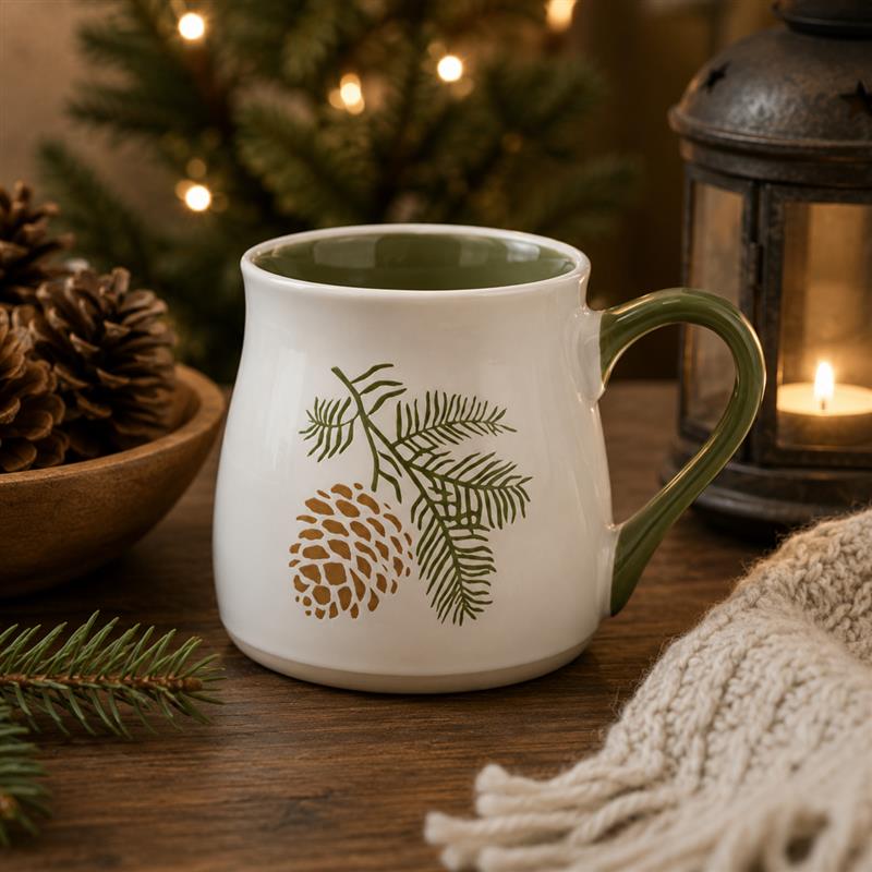 Cedar Drift Mug with Wide Base