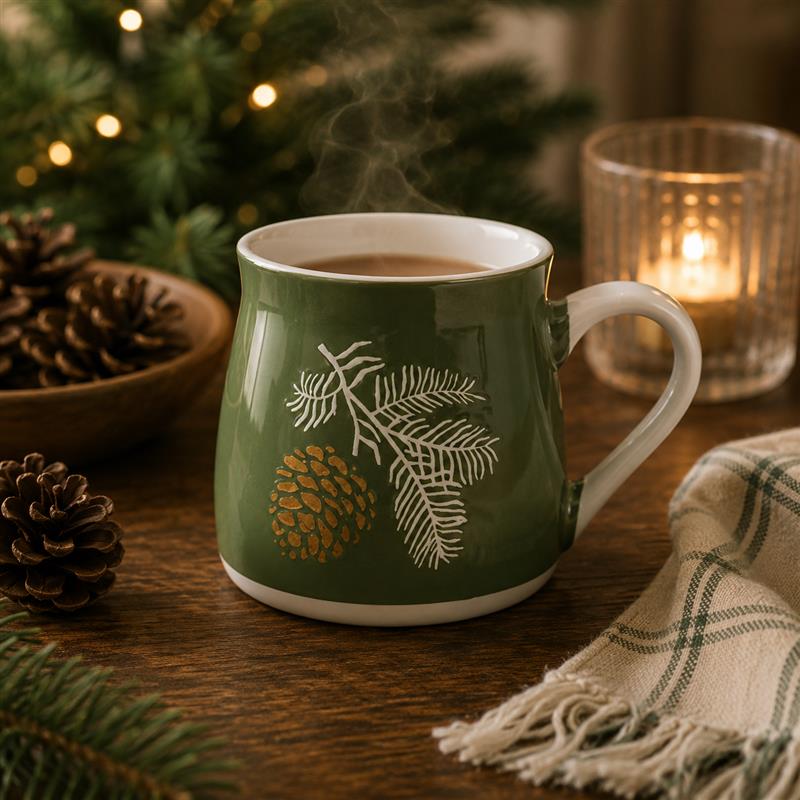 Cedar Drift Mug with Wide Base
