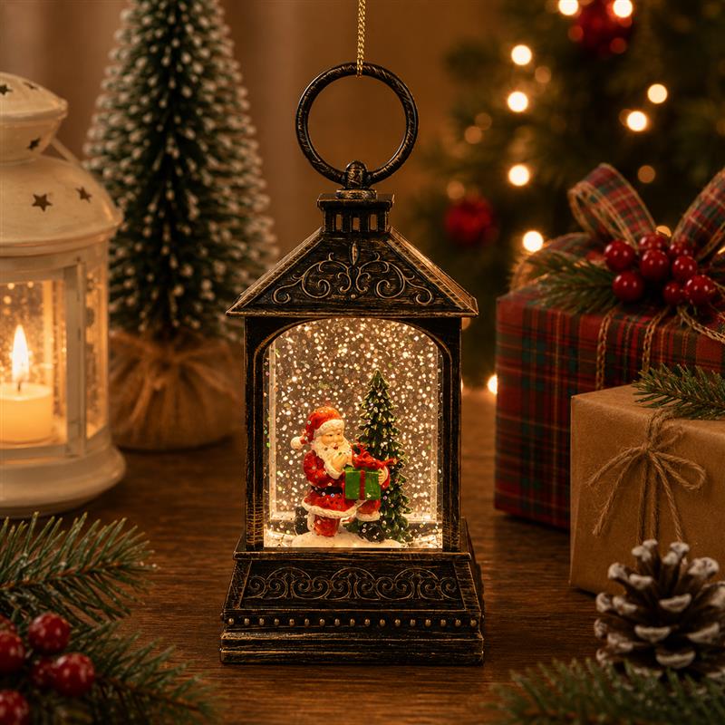 Mini Santa Snow Globe