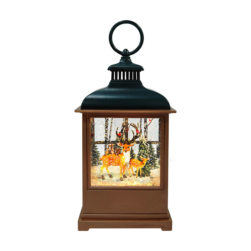 Deer and Cardinal Snow Globe