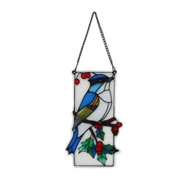 Holiday Stain Glass Window Hangings