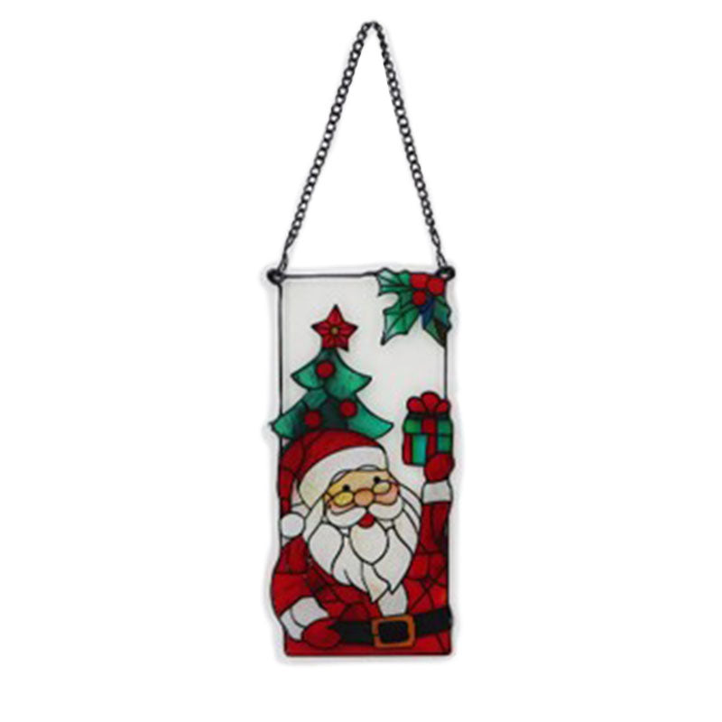 Holiday Stain Glass Window Hangings