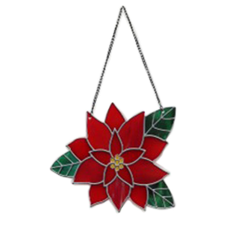 Holiday Stained Glass Window Hangings