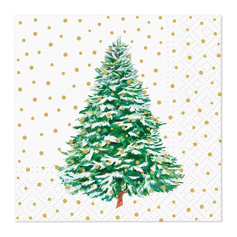 Frosted Forest Paper Napkin