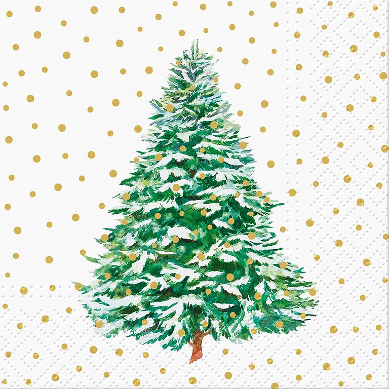 Frosted Forest Paper Napkin