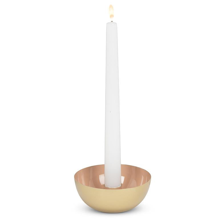 Enamel Pipe Taper Candle Holder