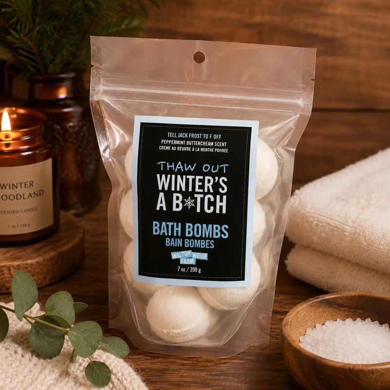 Walton Wood Bathbombs-Winter's a B*tch