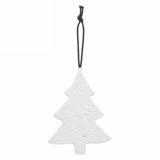 White Textured Ornament