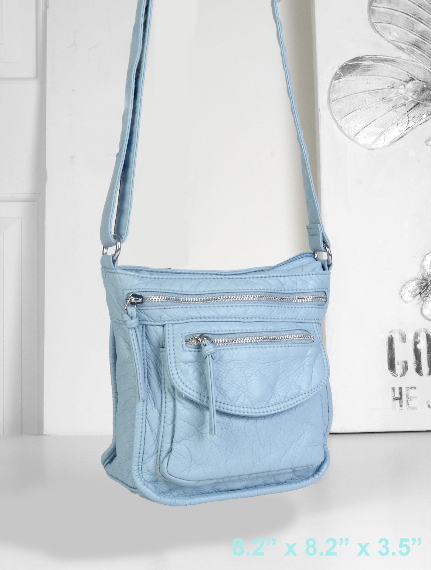 Faux Leather Satchel