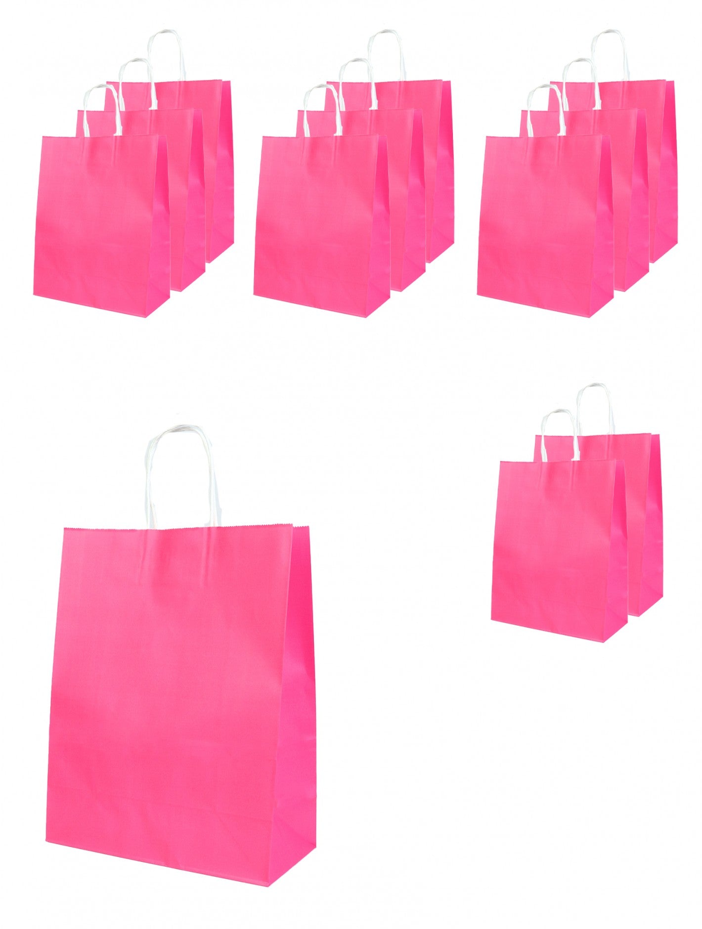 Solid Colour Paper Gift Bag