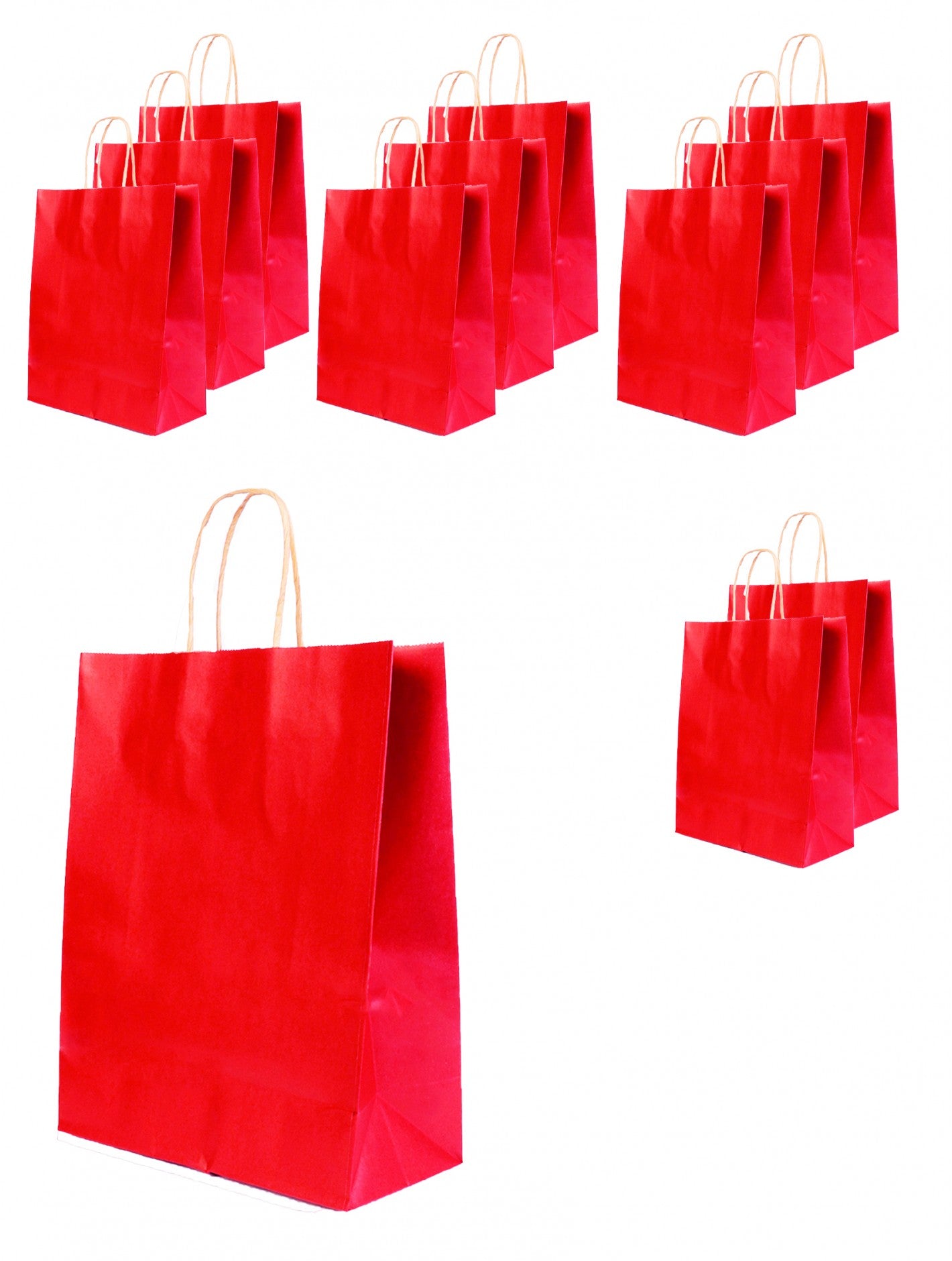 Solid Colour Paper Gift Bag