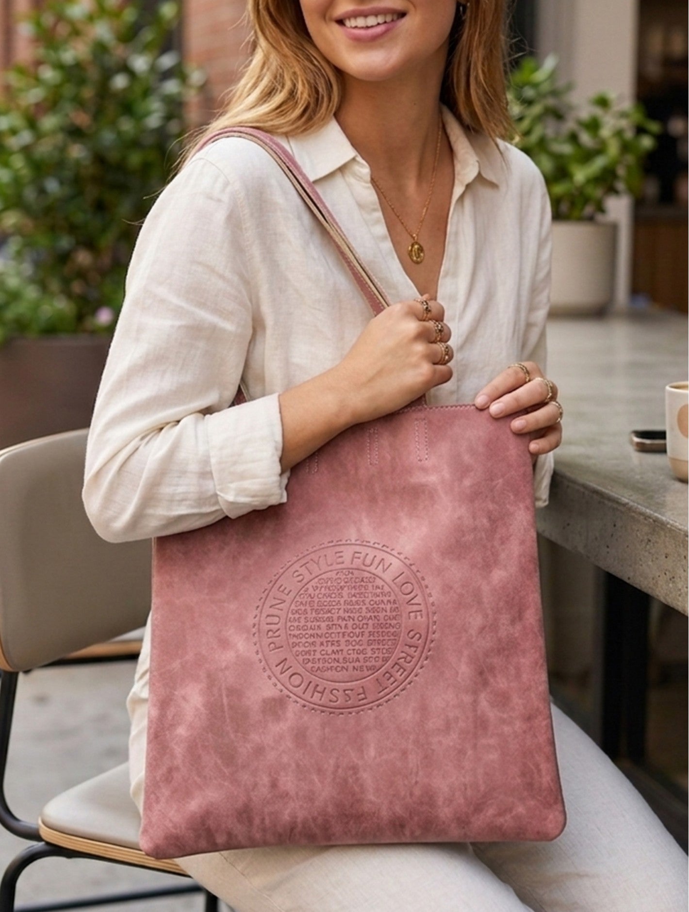 Solid Colour Matte Tote Bag