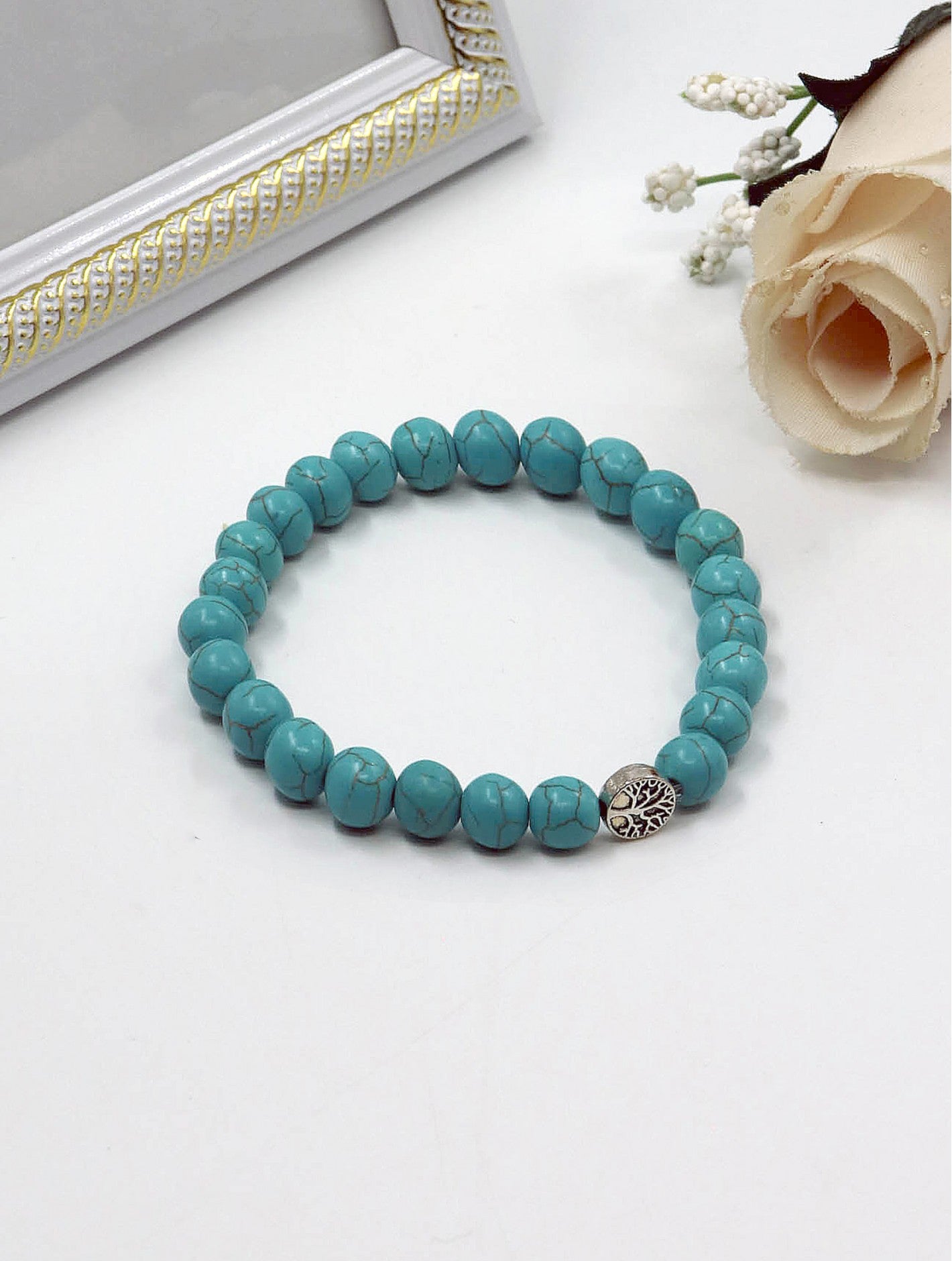 Blessing Bead Bracelet-Turquoise