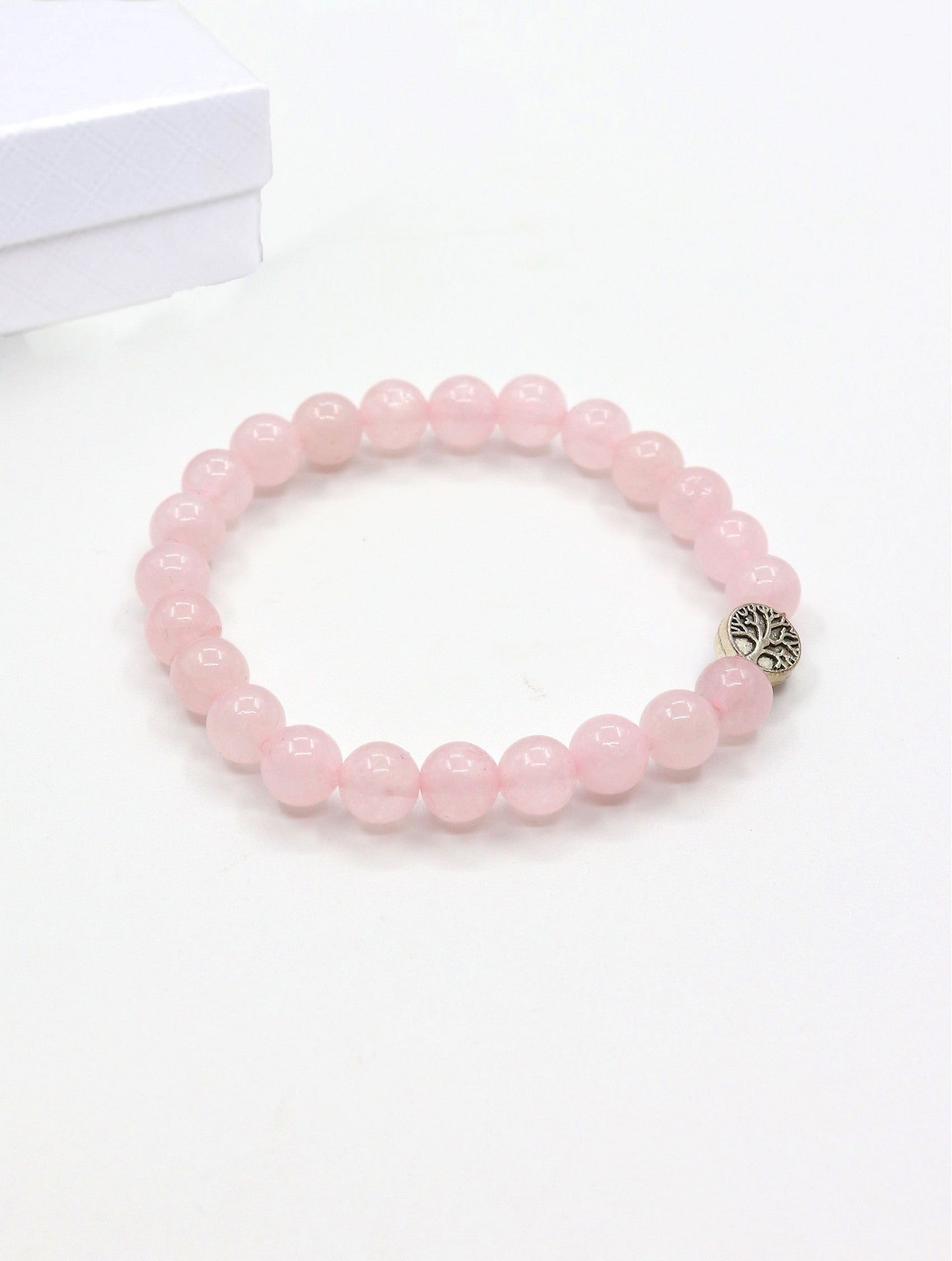 Blessings Bead Bracelet: Rose Quartz