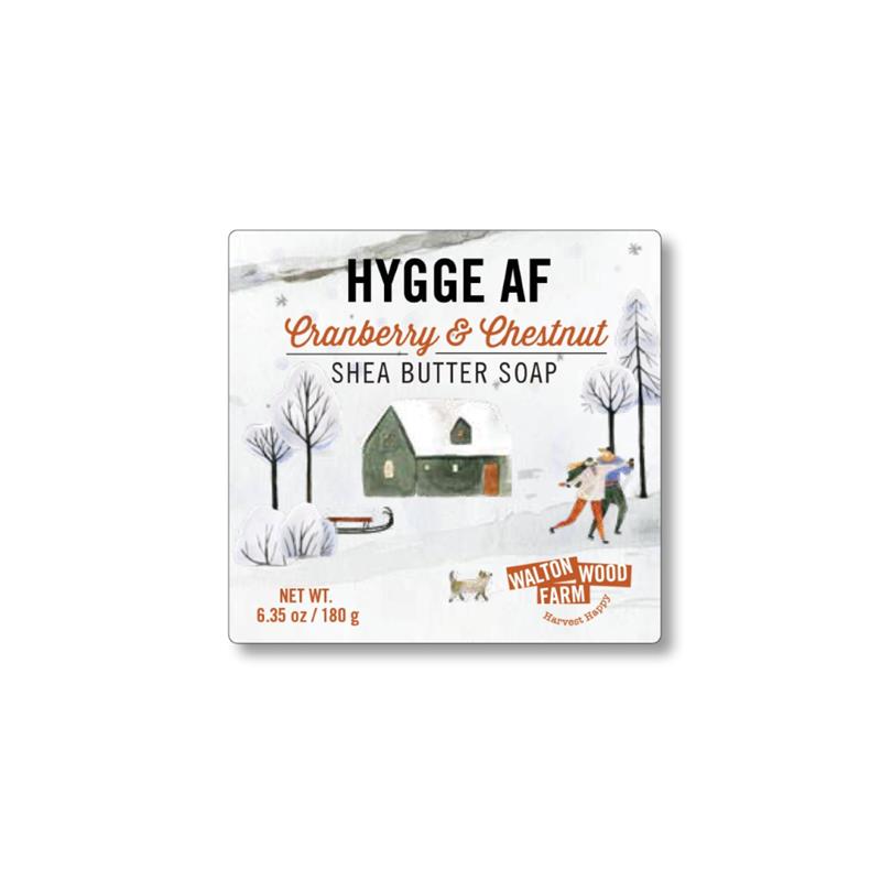 Walton Wood Soap-Hygge AF (Cranberry & Chestnut Scent)