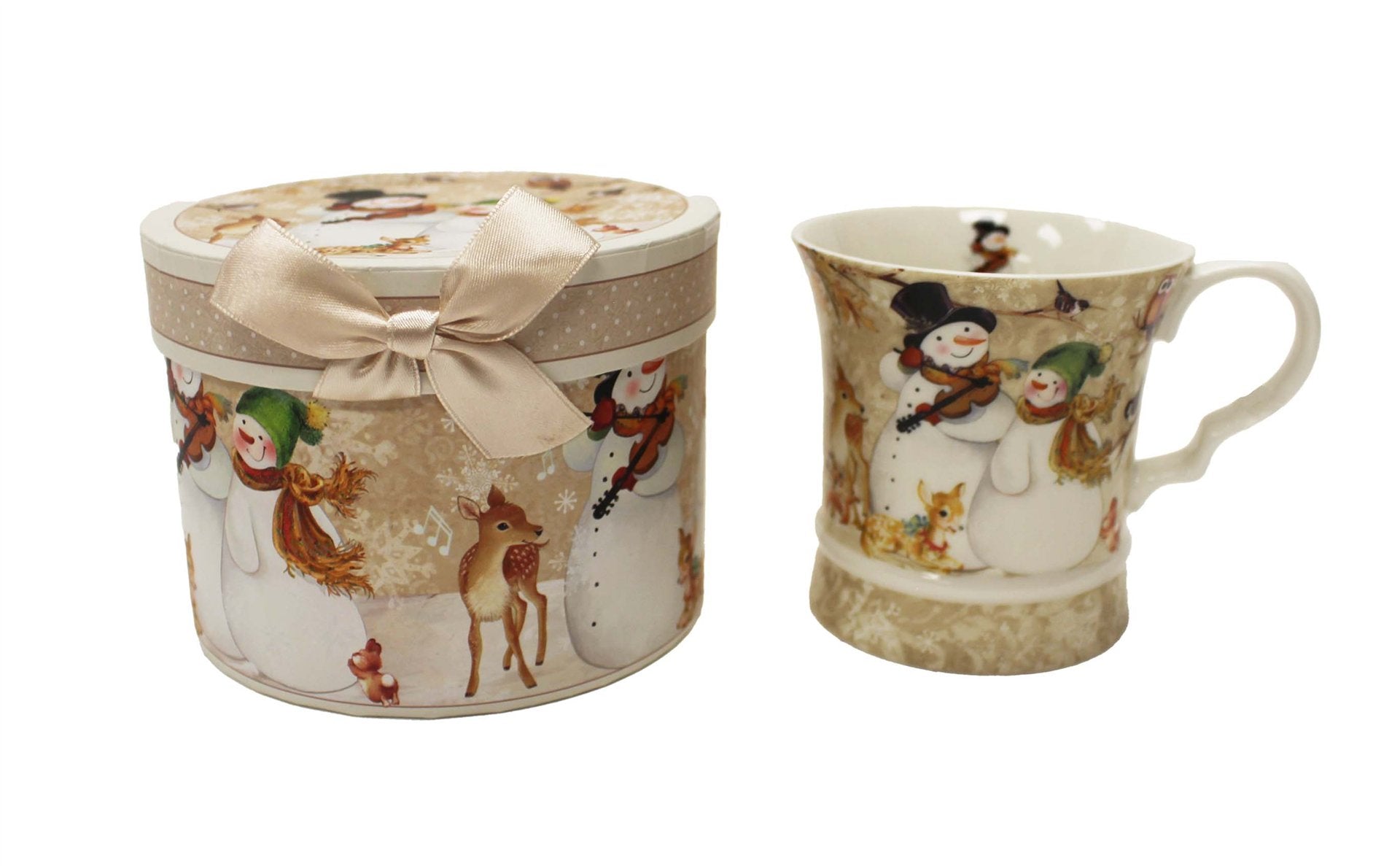 Snowman Man Mug with Matching Box