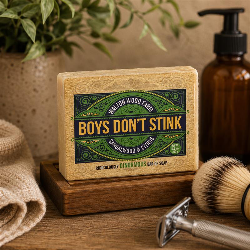 Walton Wood Soap-Boys Don't Stink