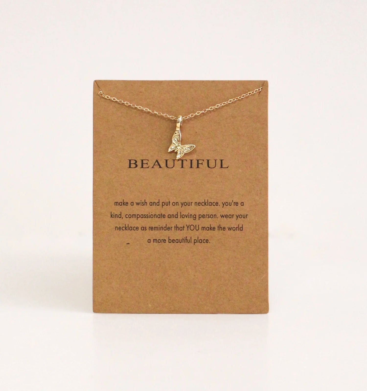 Carded Necklace-Beautiful