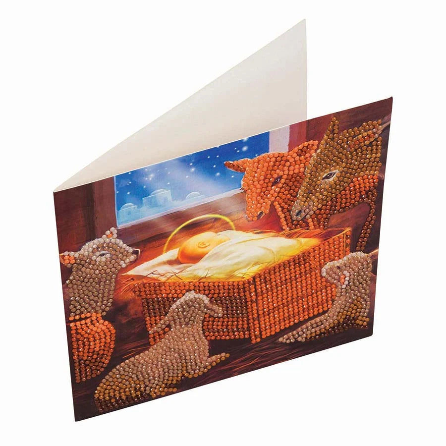 Crystal Card Kit: Baby in a Manger
