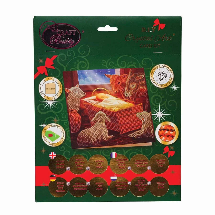 Crystal Card Kit: Baby in a Manger
