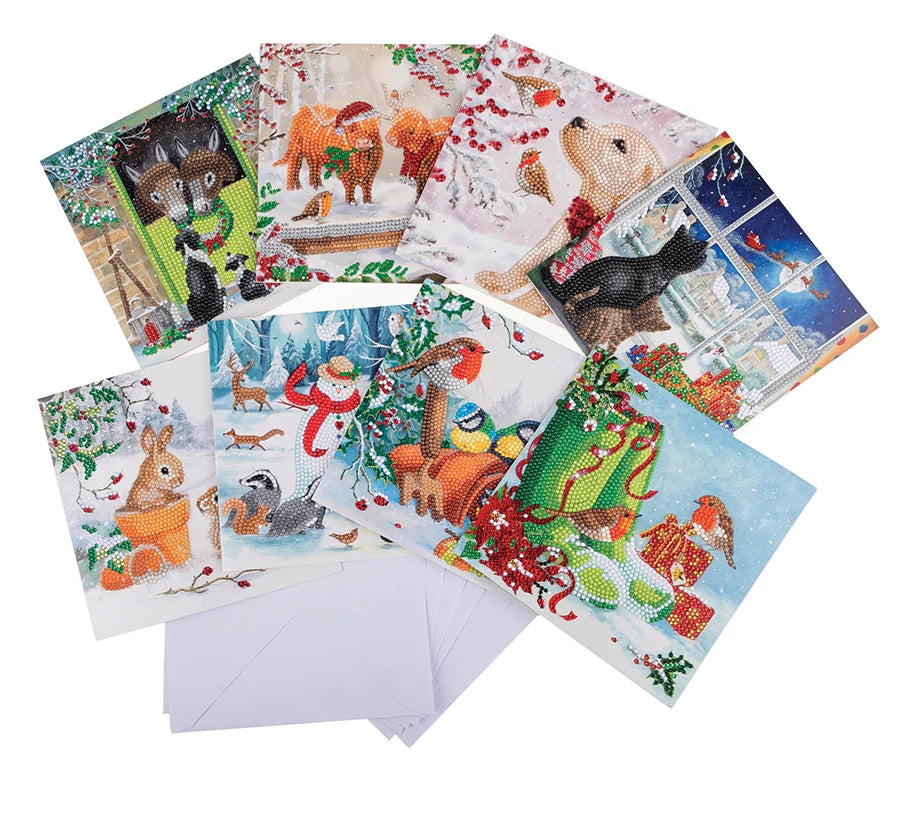Crystal Art Card Kit-British Box Set