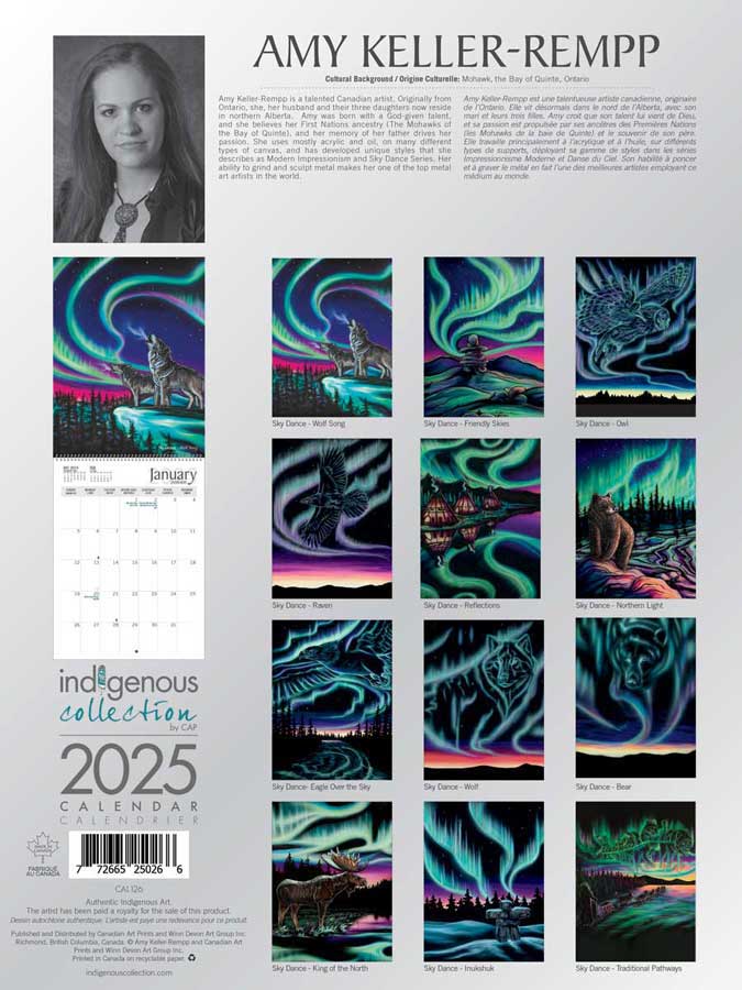 Indigenous Collection Calendar: Amy Keller-Rempp