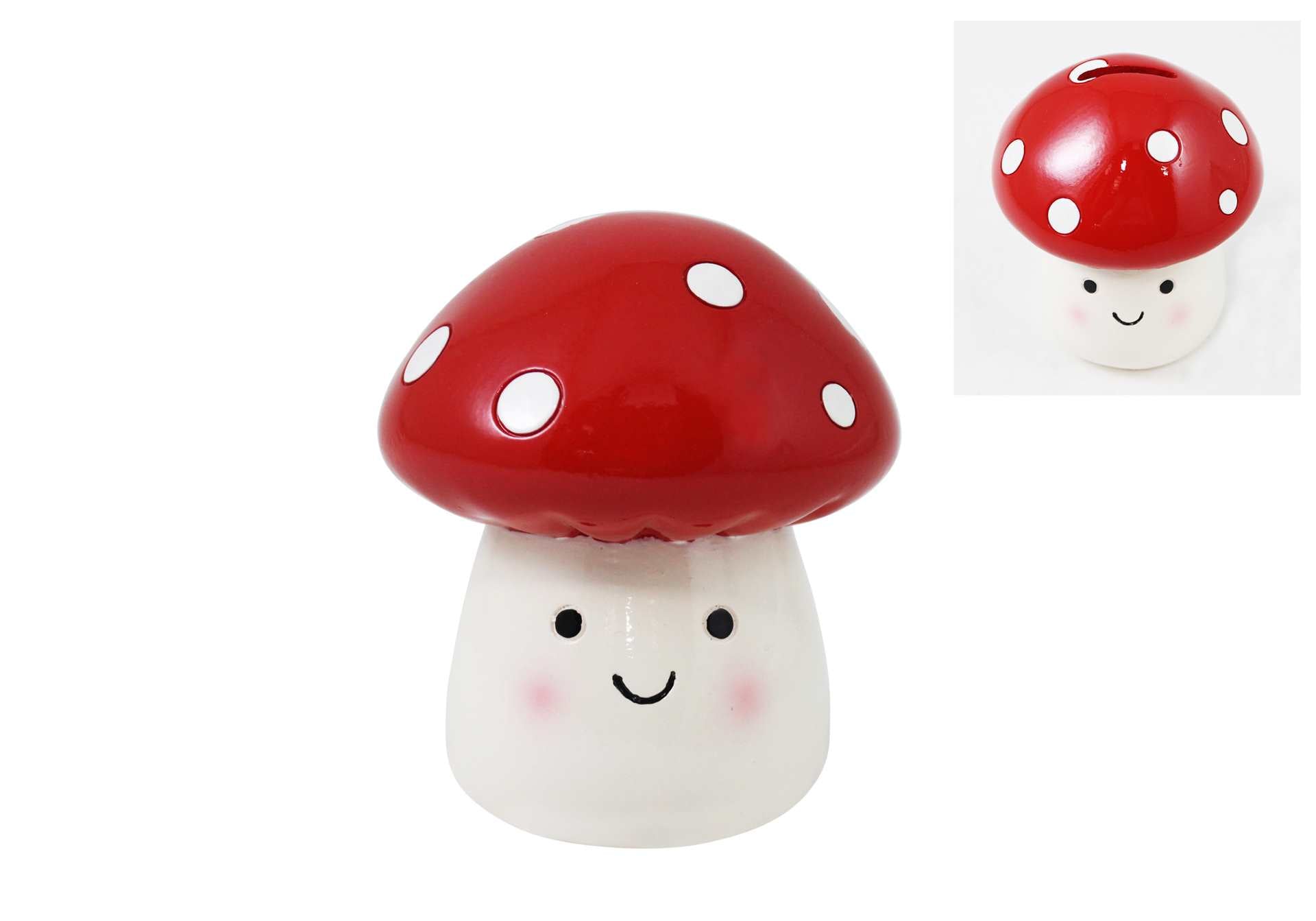 Red Mushroom Money Bank