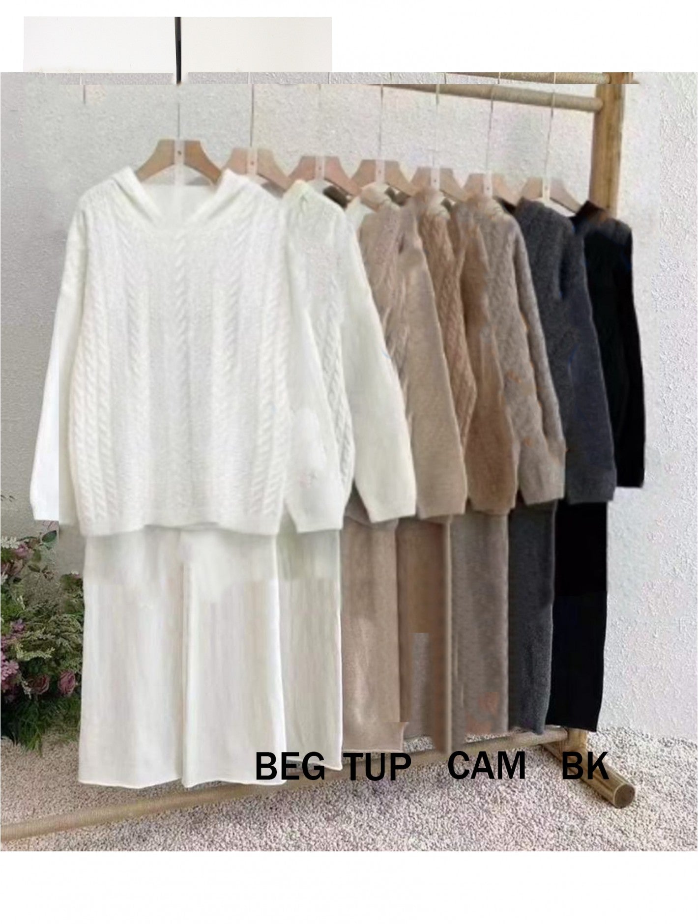 Knitted Sweater and Pants Set