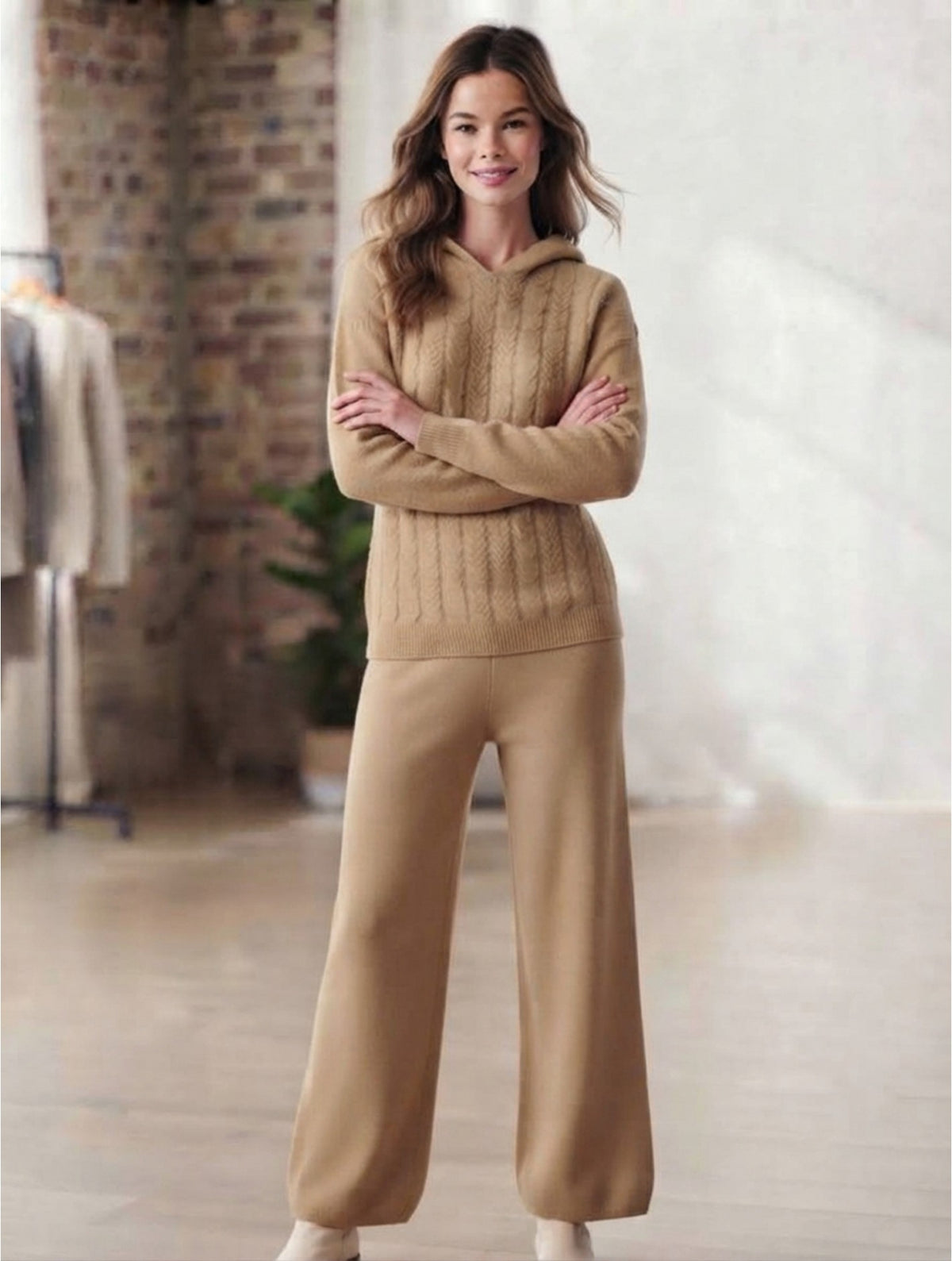 Knitted Sweater and Pants Set