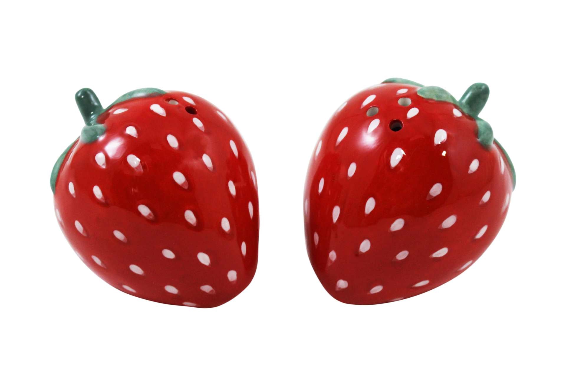 Strawberry Ceramic  Salt and Pepper Set