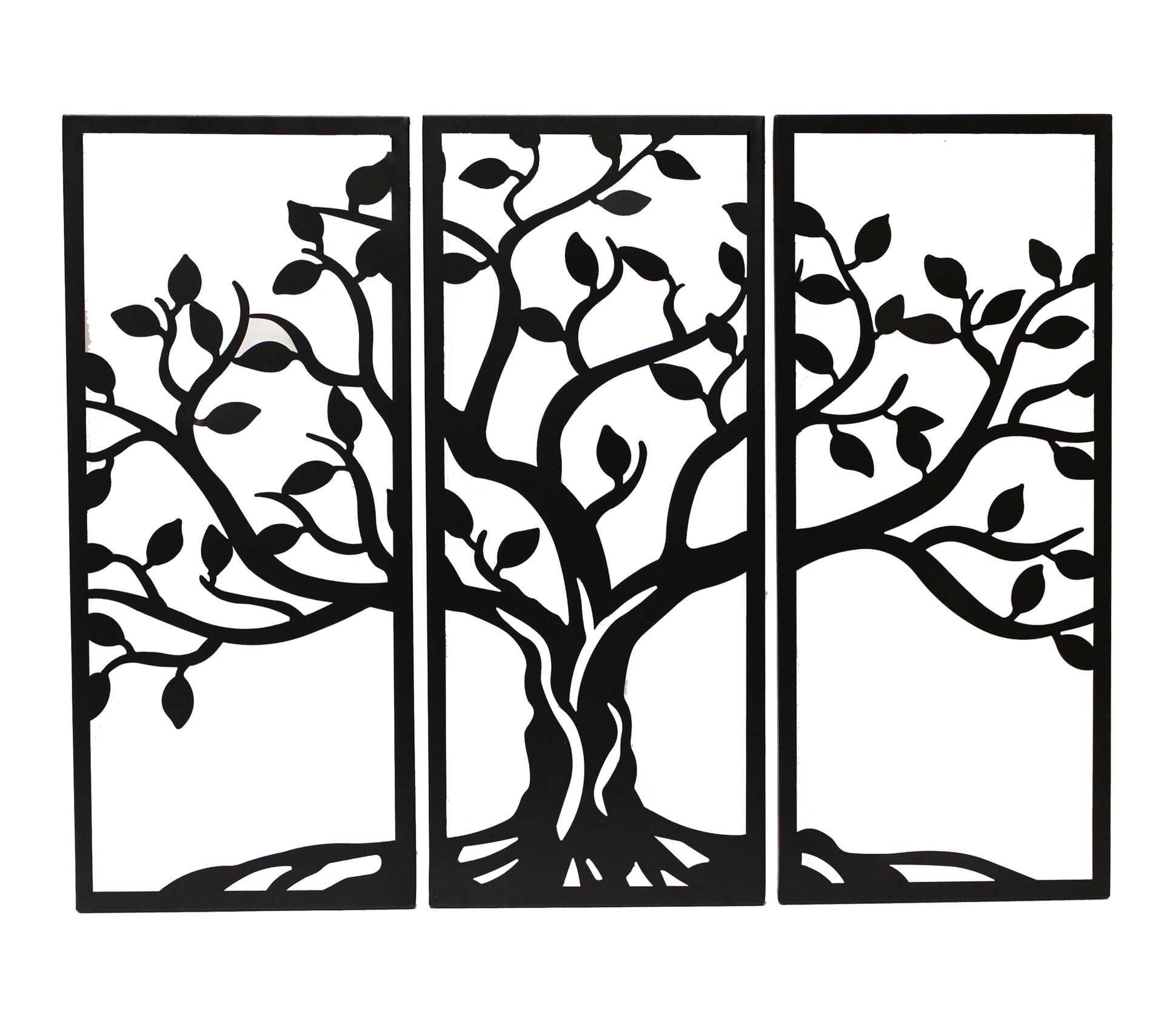 Three Piece Tree Wall Art