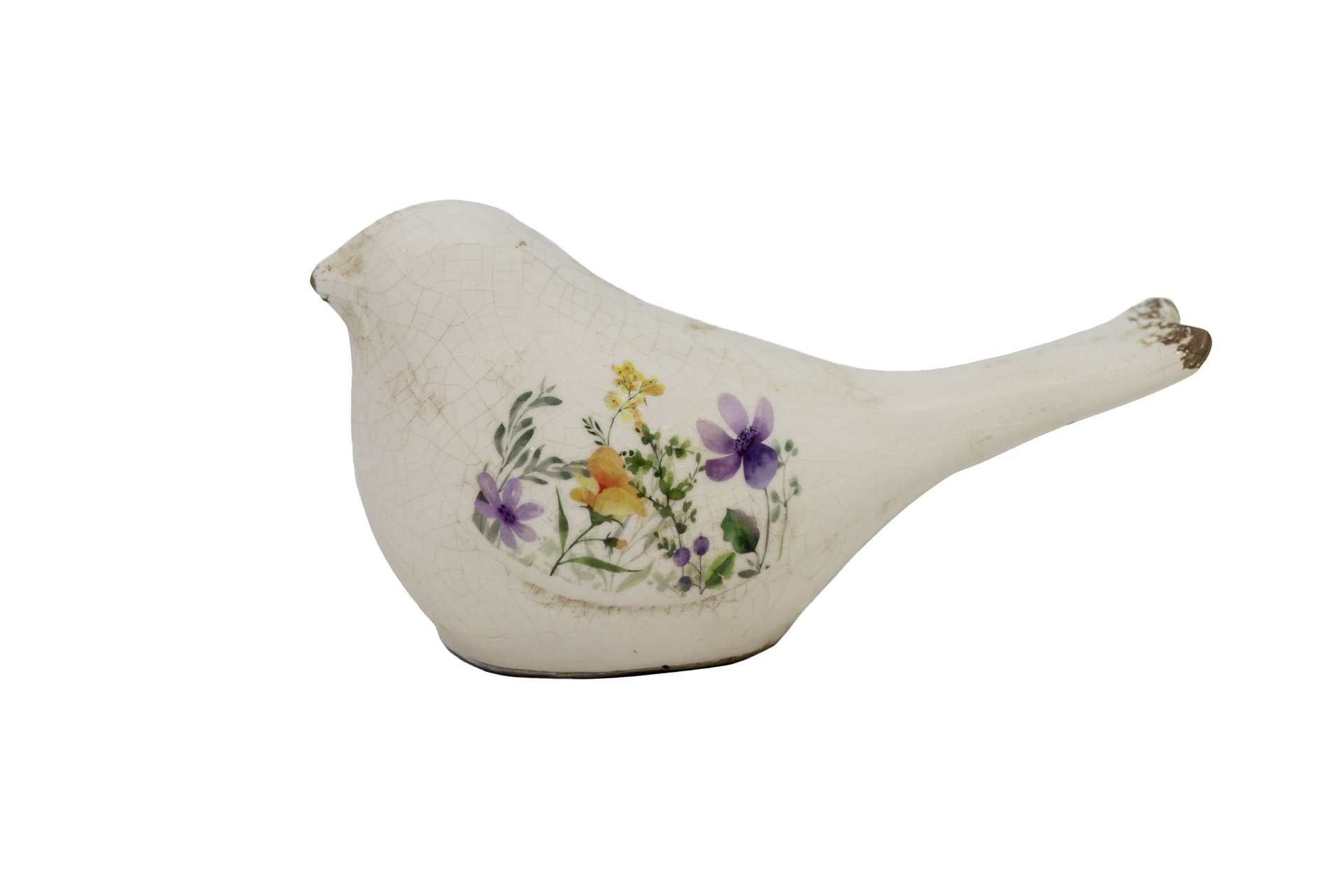 Ceramic Floral Bird