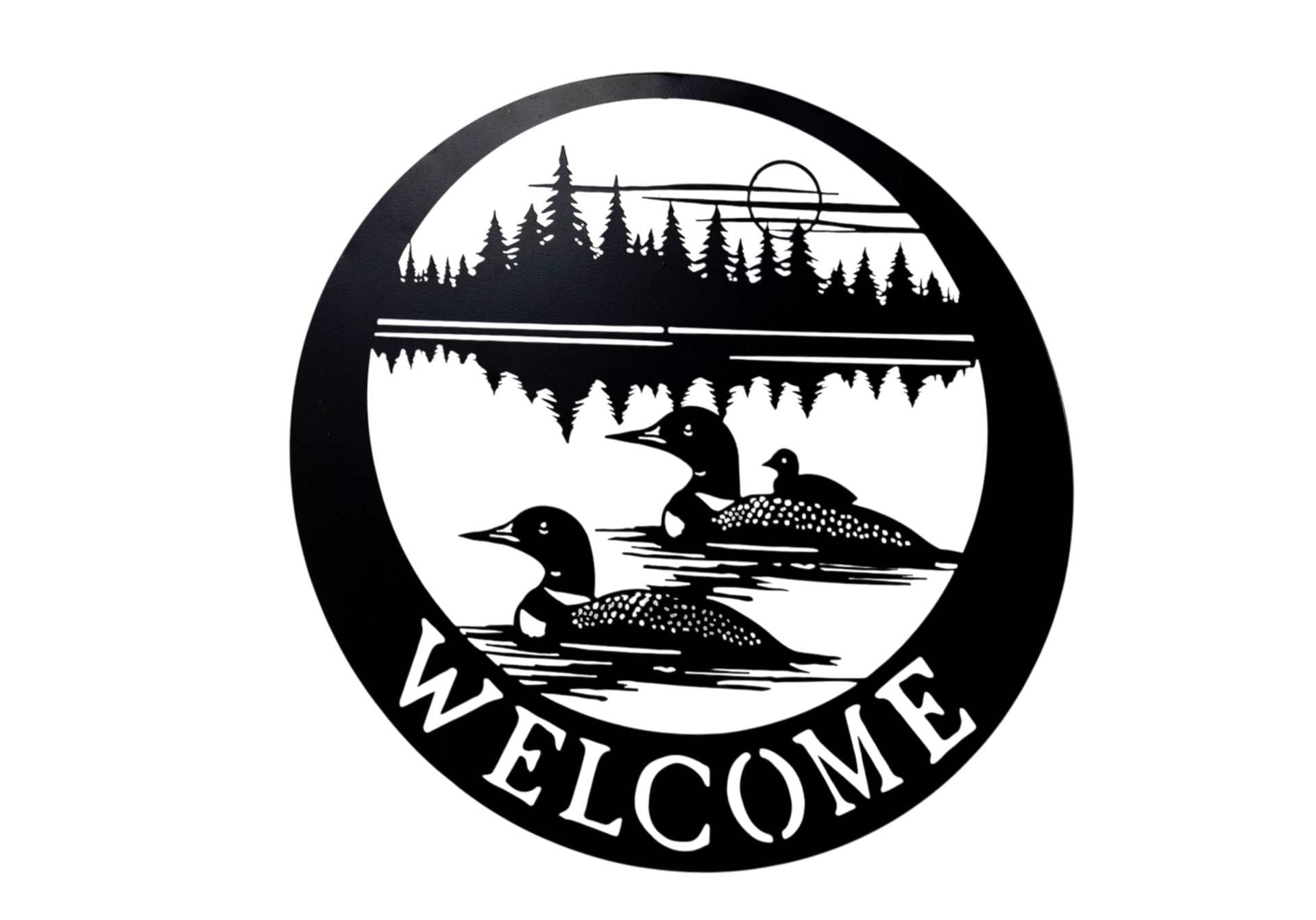 Loon Welcome Sign