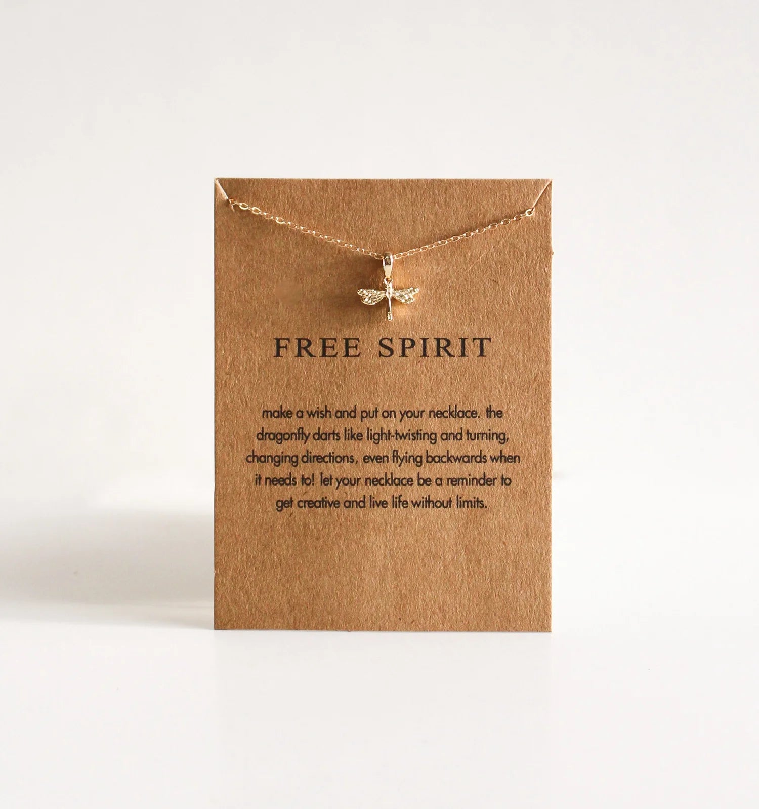 Carded Necklace-Free Spirit