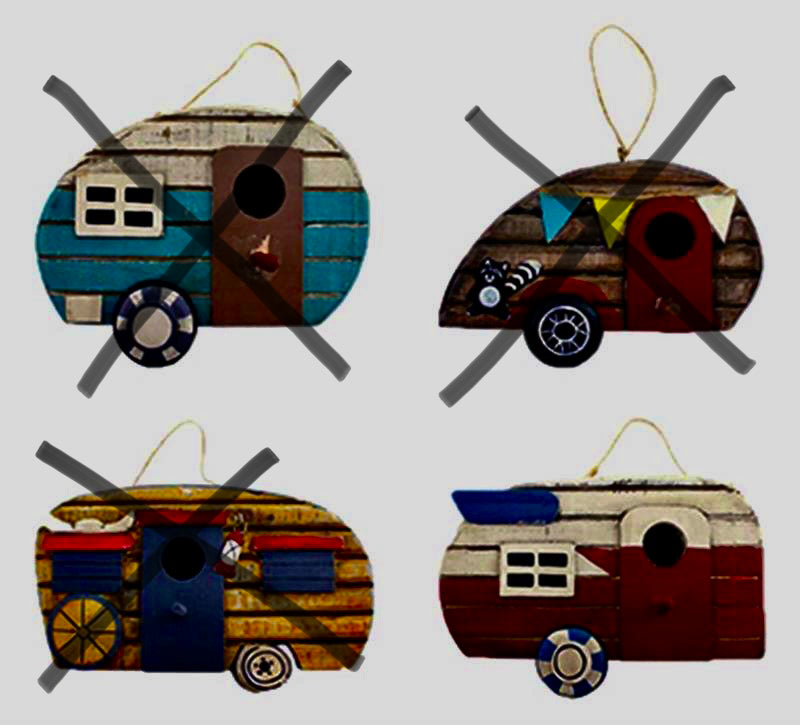 Trailer Style Birdhouses