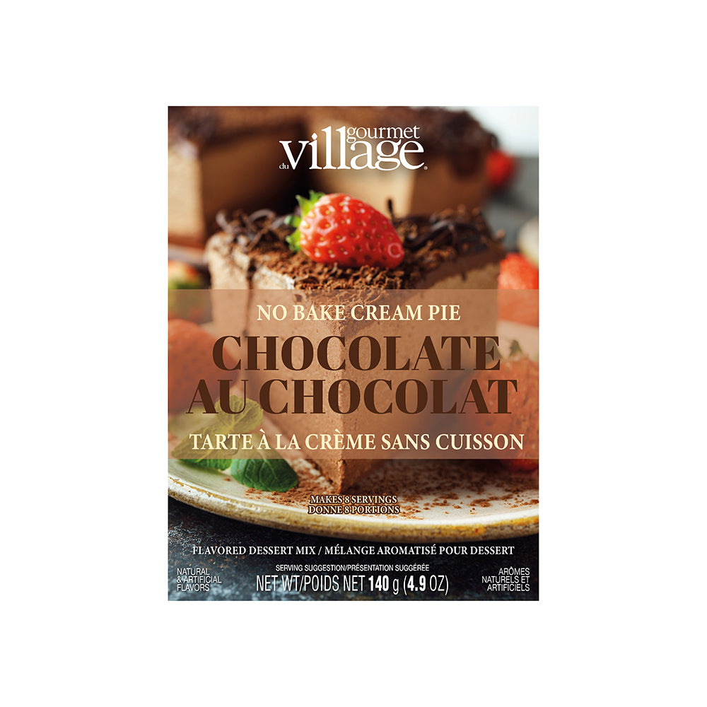 Gourmet Village No Bake Pie-Chocolate