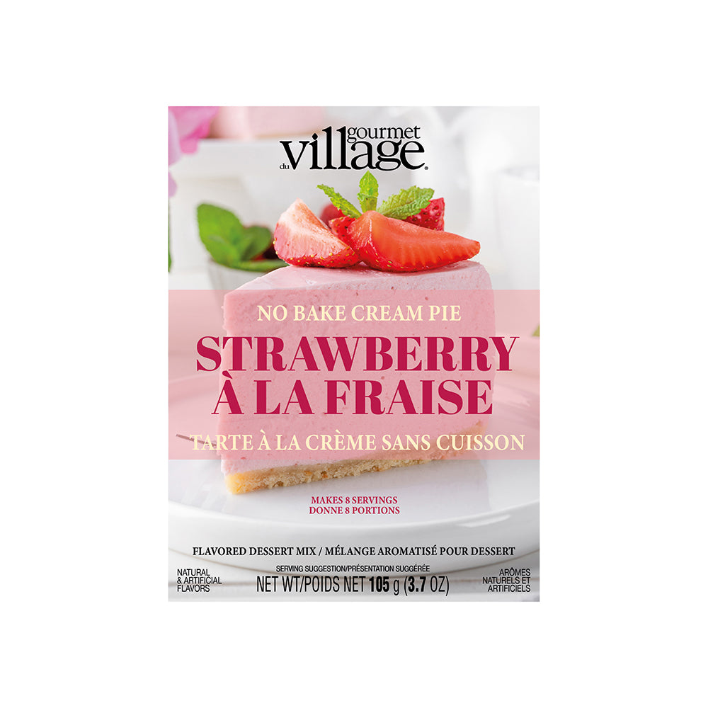 Gourmet Village No Bake Pie-Strawberry