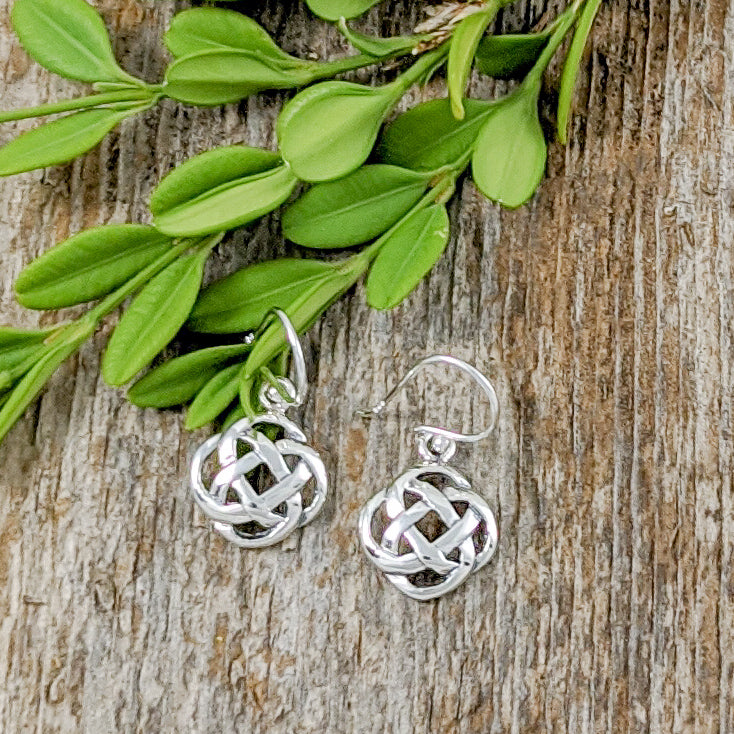 Silver Celtic Earring